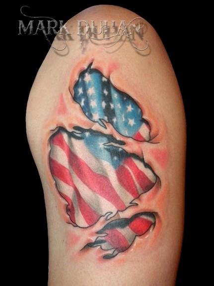 Mark Duhan - AMERICAN FLAG SKIN RIP